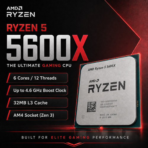 Amd ryzen 5600x tray - 5600x,